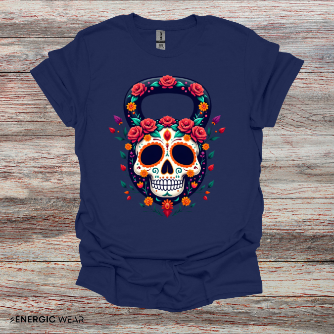KettleBell Floral! TShirt – Funny Fitness Gym Tee