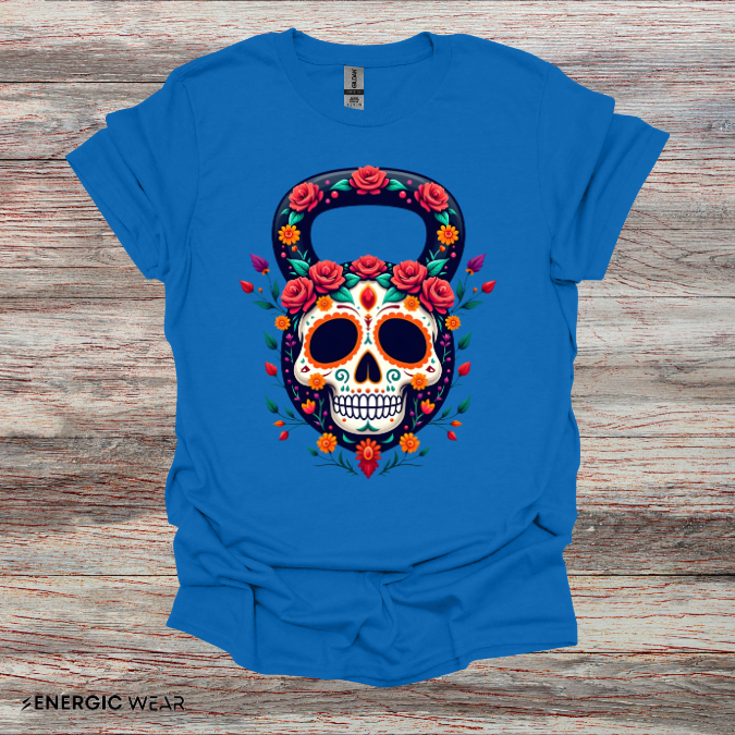 KettleBell Floral! TShirt – Funny Fitness Gym Tee