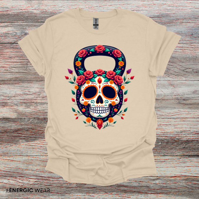 KettleBell Floral! TShirt – Funny Fitness Gym Tee