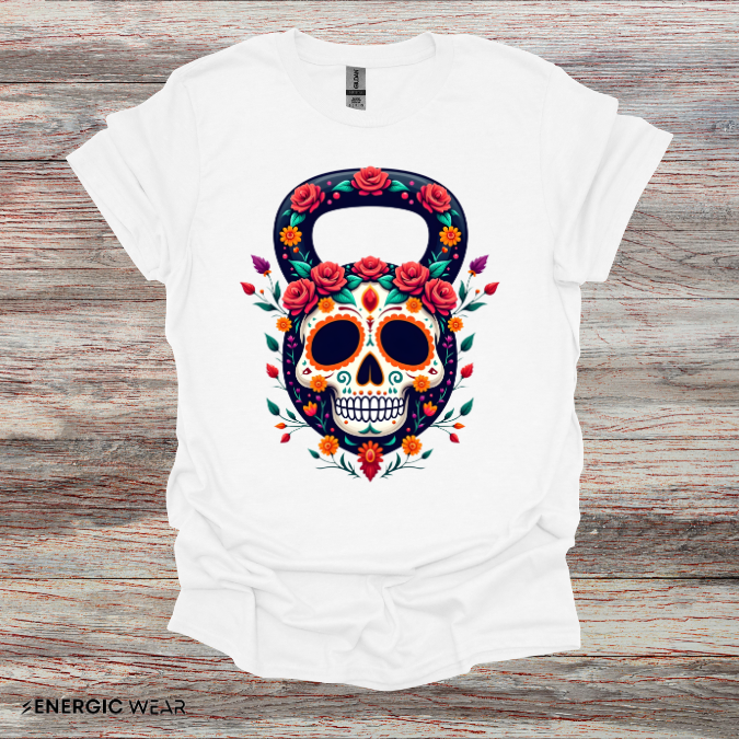 KettleBell Floral! TShirt – Funny Fitness Gym Tee