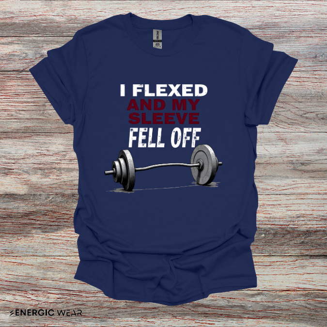 I FLEXED And My SLEEVES FELL Off! Funny Fitness Tee