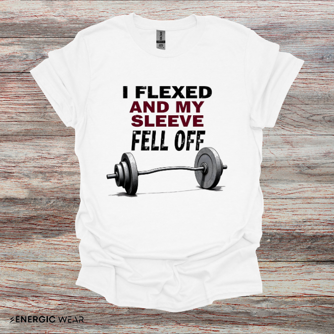 I FLEXED And My SLEEVES FELL Off! Funny Fitness Tee