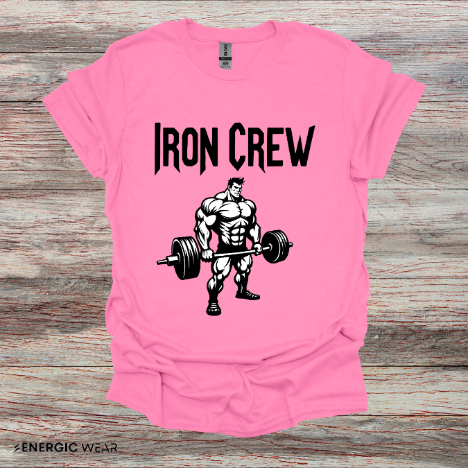 Iron Crew ! Motivational Workout Tee