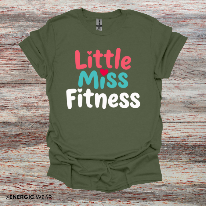Little Miss FITNESS! TShirt – Fitness Tee