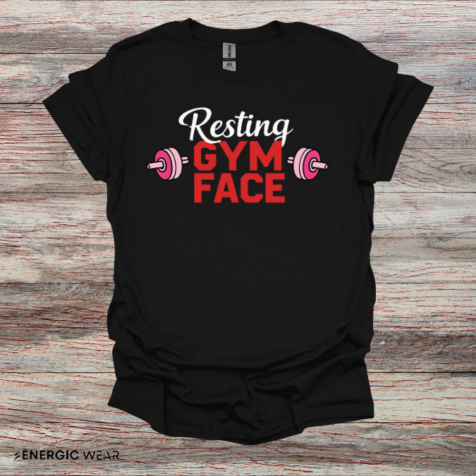 Resting Gym Face! TShirt – Funny Motivational Tee