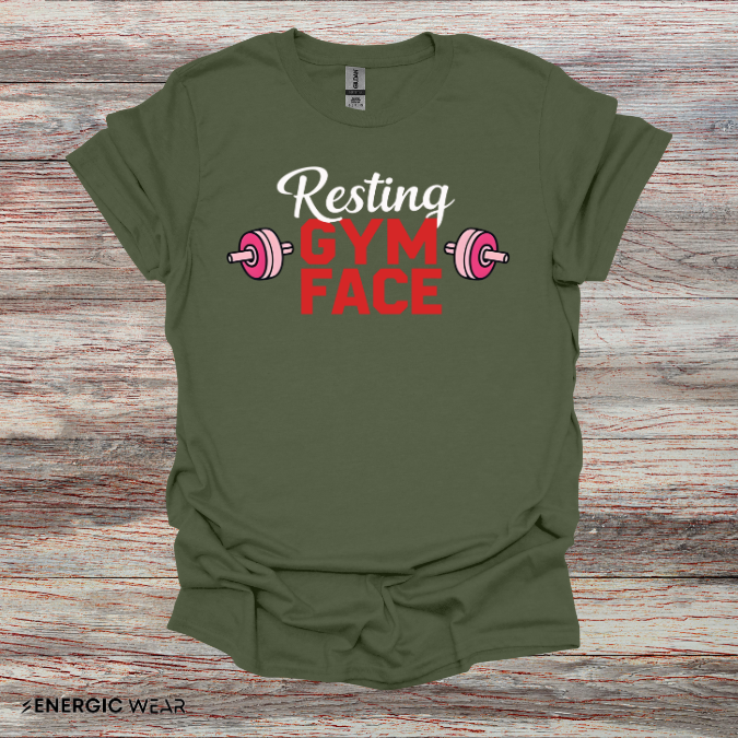 Resting Gym Face! TShirt – Funny Motivational Tee