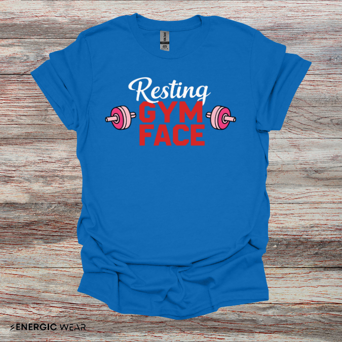 Resting Gym Face! TShirt – Funny Motivational Tee