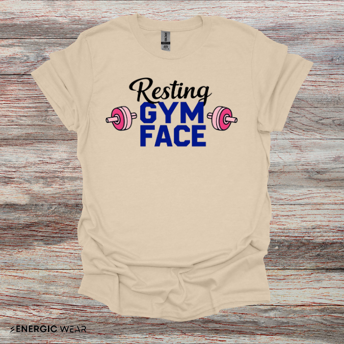 Resting Gym Face! TShirt – Funny Motivational Tee