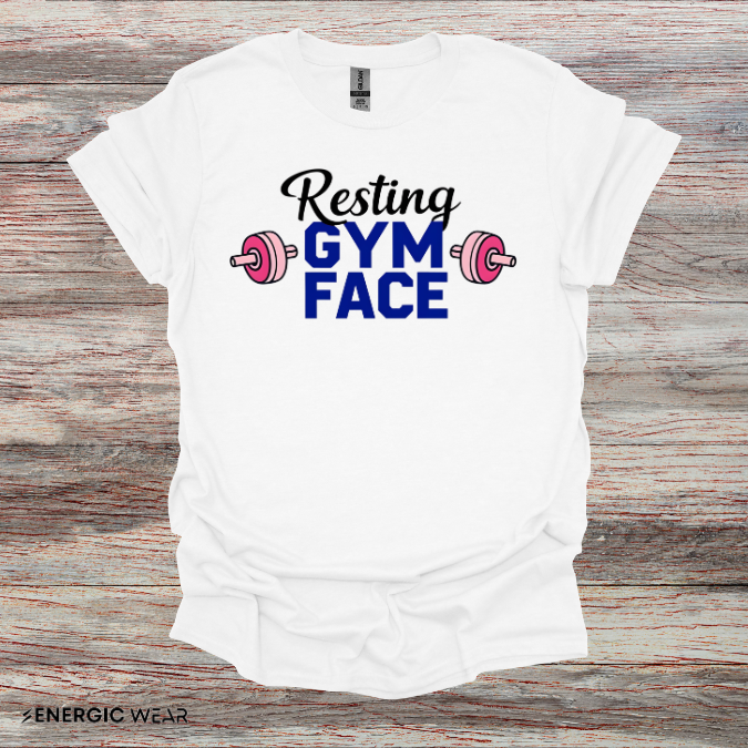Resting Gym Face! TShirt – Funny Motivational Tee