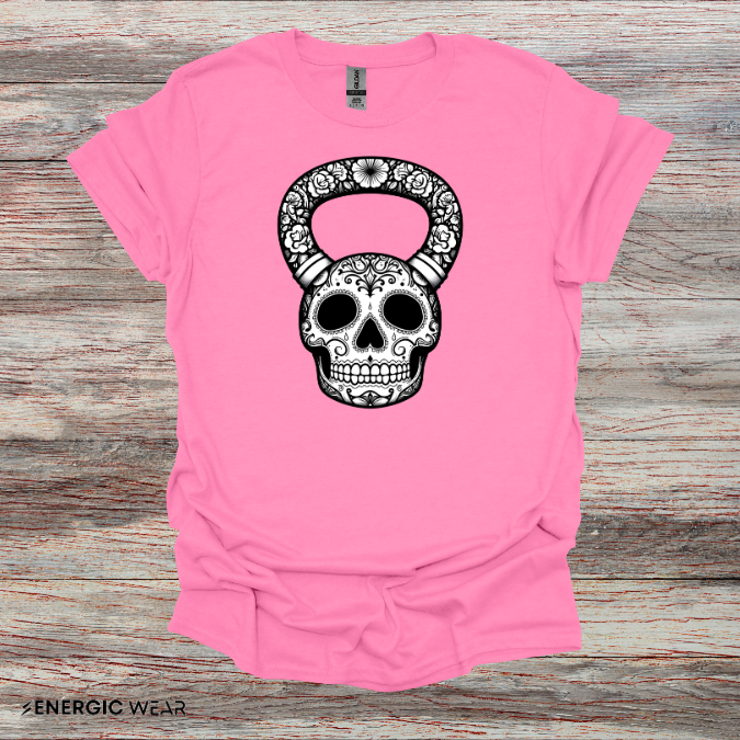 SugarSkull KettleBell! Shirt – Funny Fitness Tee