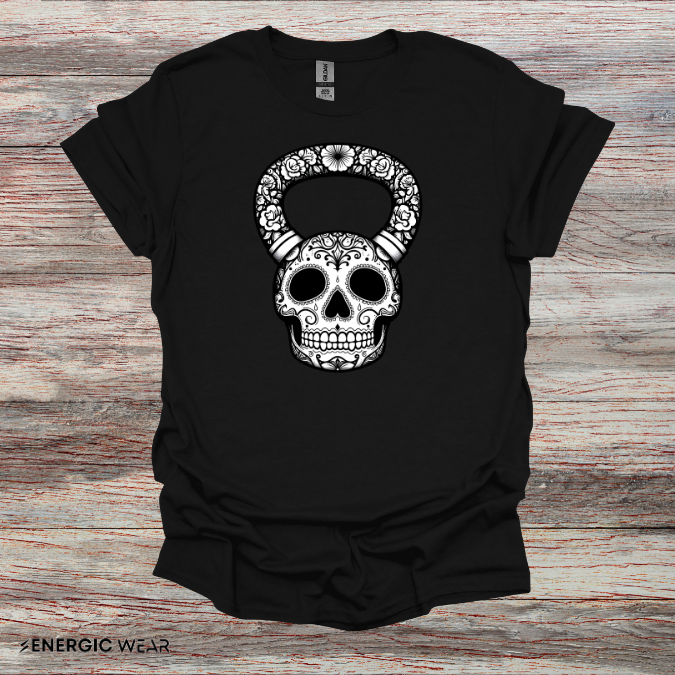 SugarSkull KettleBell! Shirt – Funny Fitness Tee