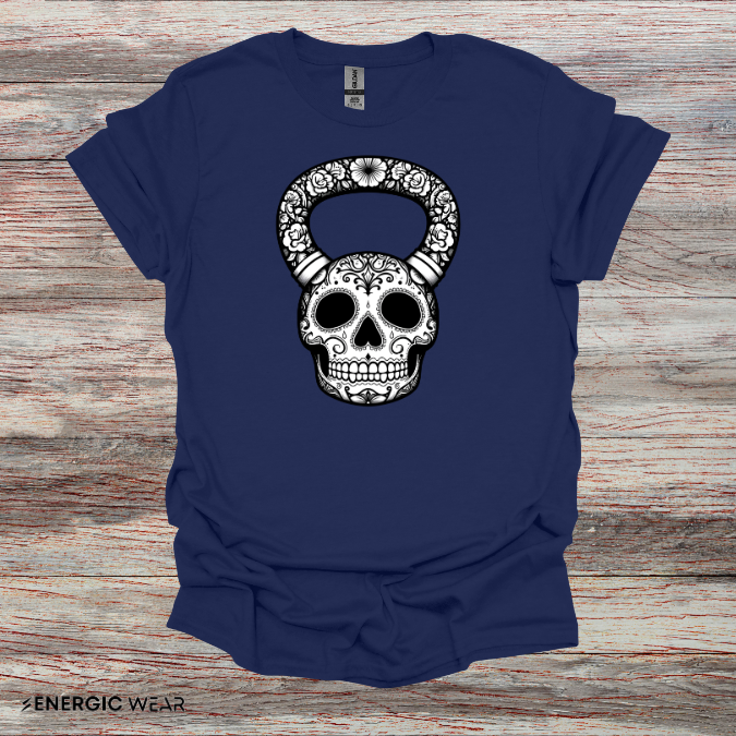 SugarSkull KettleBell! Shirt – Funny Fitness Tee