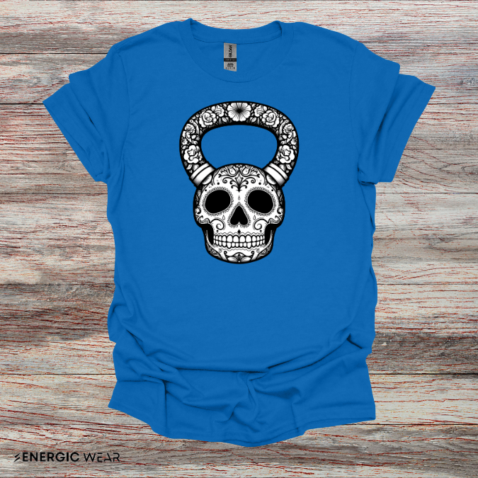 SugarSkull KettleBell! Shirt – Funny Fitness Tee