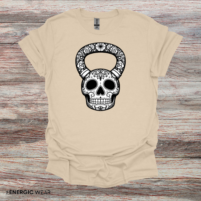 SugarSkull KettleBell! Shirt – Funny Fitness Tee