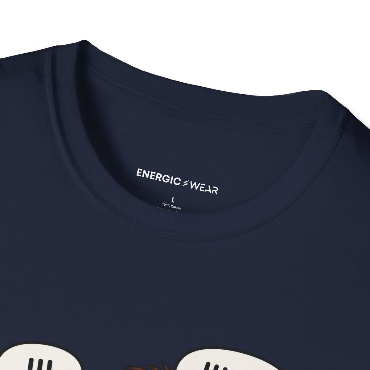 Graphic fitness T-shirt featuring the "My Gym Buddy Is a Bad Influence on My Reps" design.