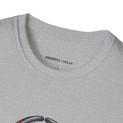 Graphic fitness T-shirt featuring the "Build a Back That Backs You" design.
