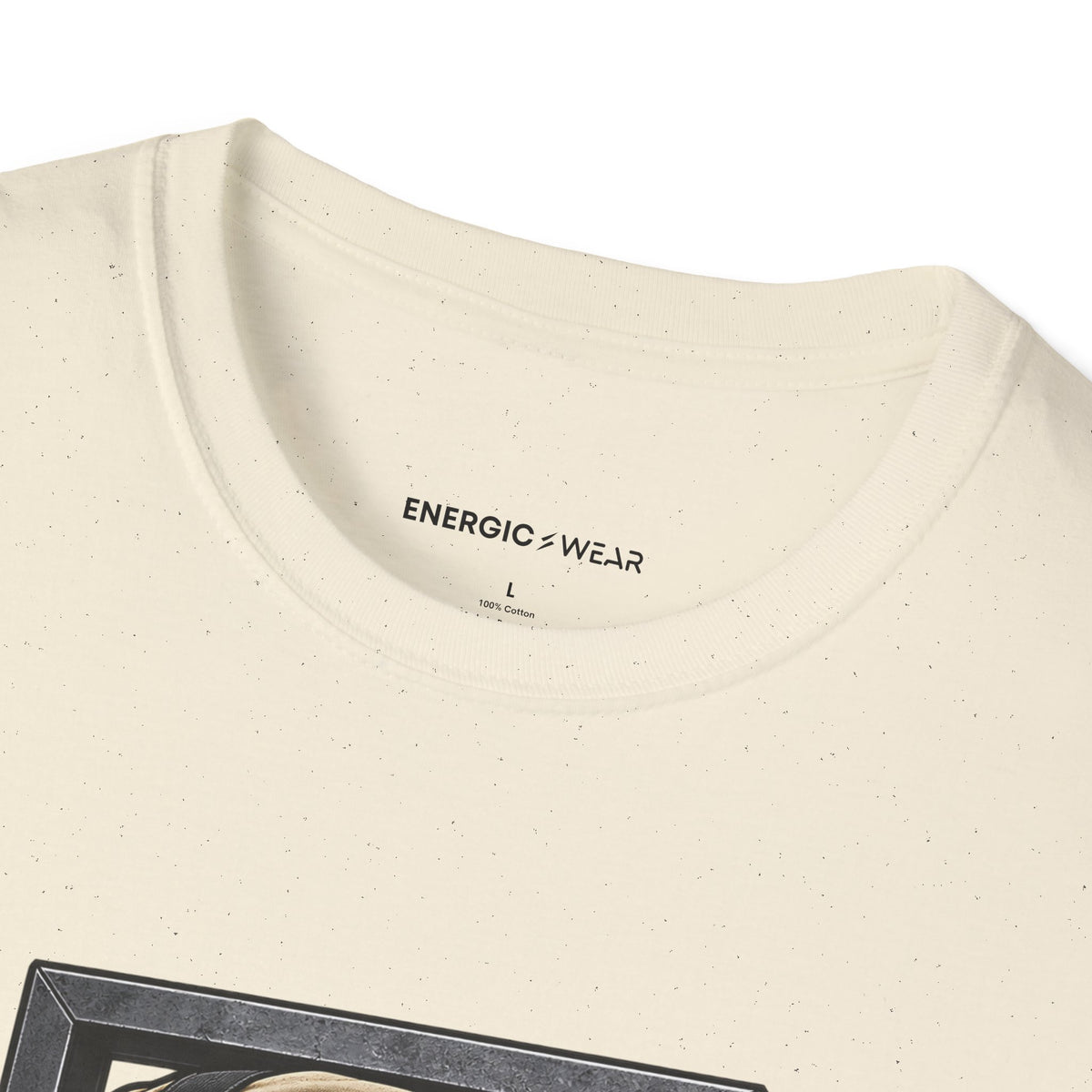 Graphic fitness T-shirt featuring the "My Sandbag Rearranges the Rules of Heavy" design.