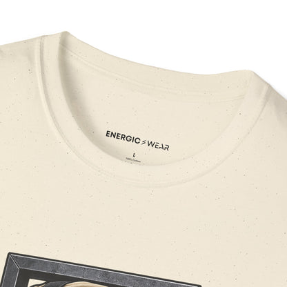 Graphic fitness T-shirt featuring the "My Sandbag Rearranges the Rules of Heavy" design.