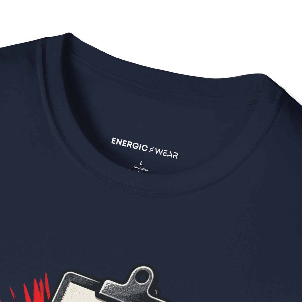 Graphic fitness T-shirt featuring the "My Session Leaves a Chalk Signature" design.