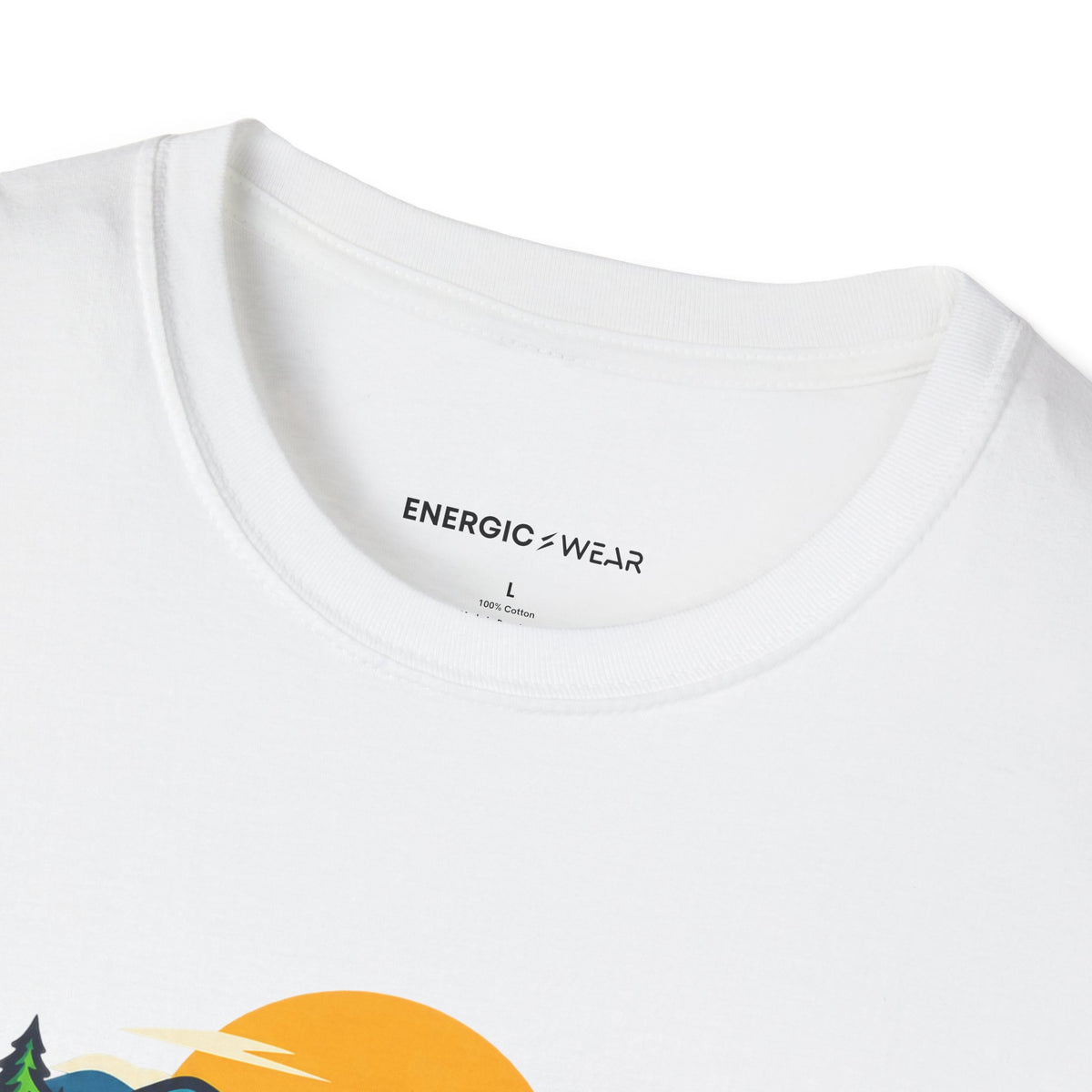 Graphic fitness T-shirt featuring the "I Learned to Enjoy the Middle Mile" design.