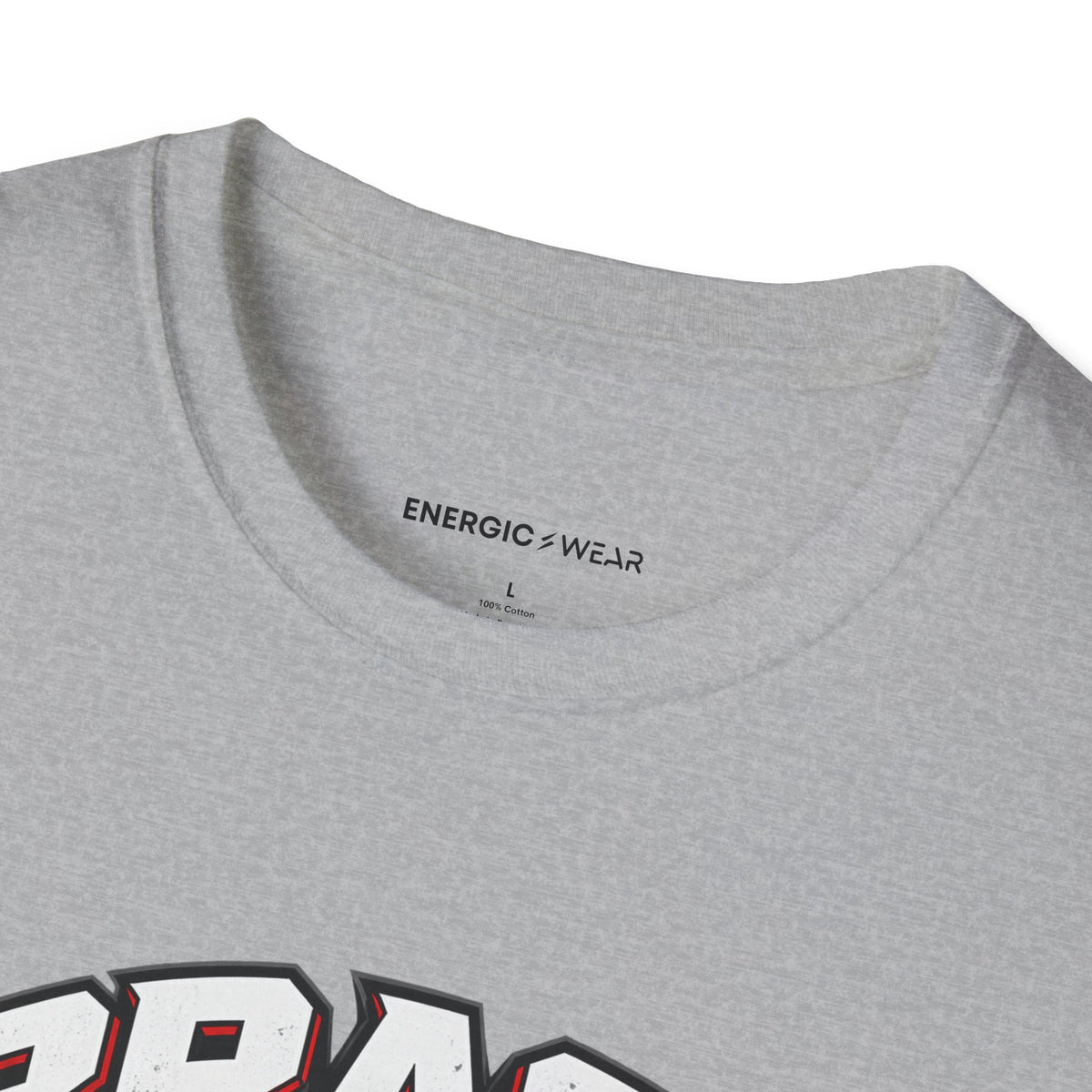 Graphic fitness T-shirt featuring the "Brace for the Work You Chose" design.