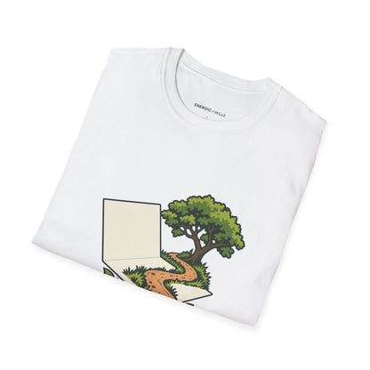 Graphic fitness T-shirt featuring the "I ve Got Plans With the Outside" design.
