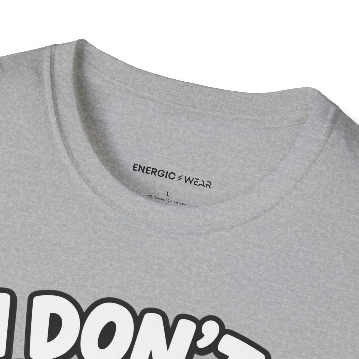 Graphic fitness T-shirt featuring the "I Don't Run, I Take Brisk Walks to the Fridge" design.