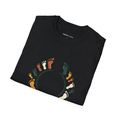 Graphic fitness T-shirt featuring the "Movement Fits Around the People I Love" design.
