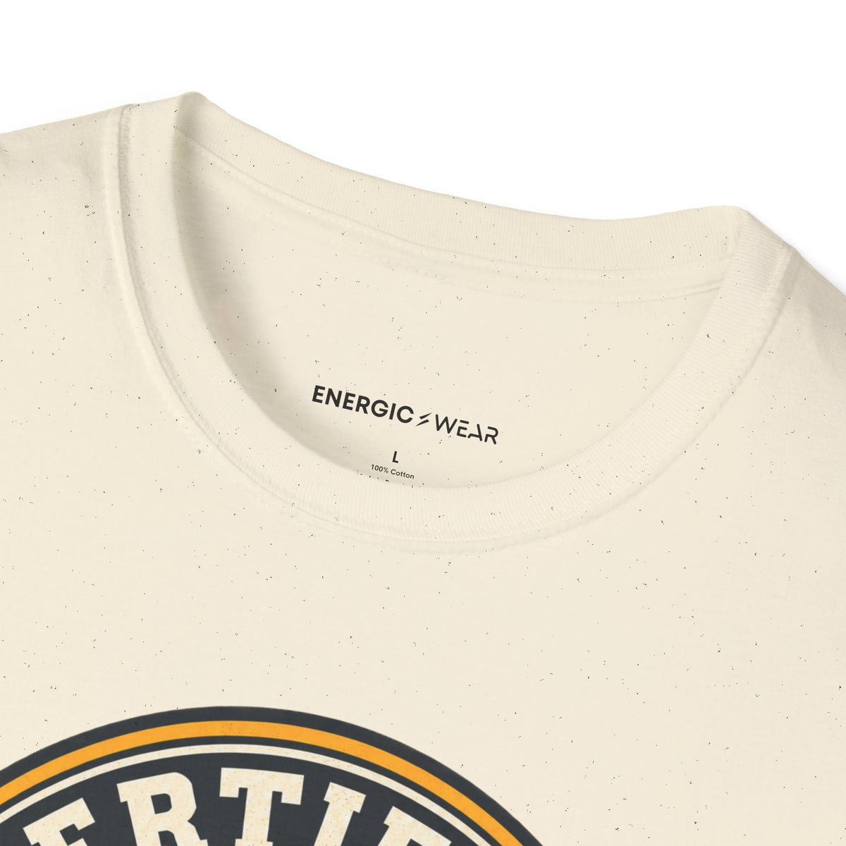 Graphic fitness T-shirt featuring the "Certified to Show Up" design.
