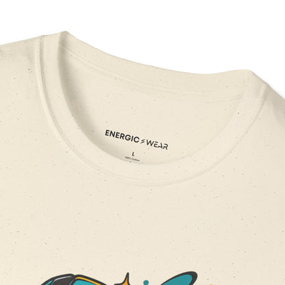 Graphic fitness T-shirt featuring the "Her Workout Doesn't Need a Before Photo" design.