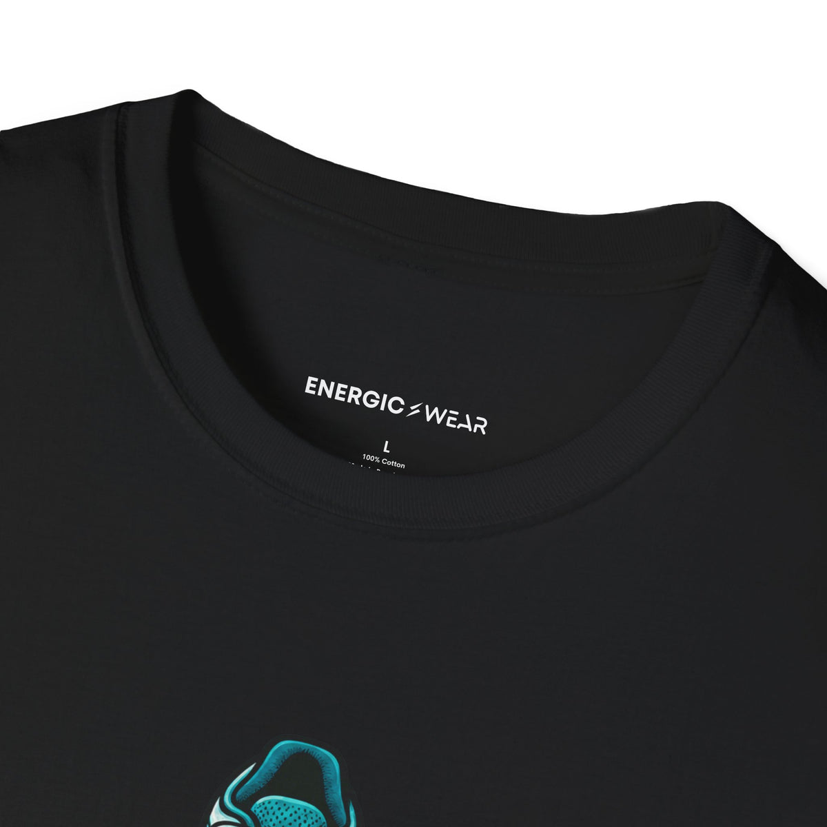 Graphic fitness T-shirt featuring the "Faith Is in My Team Huddle" design.