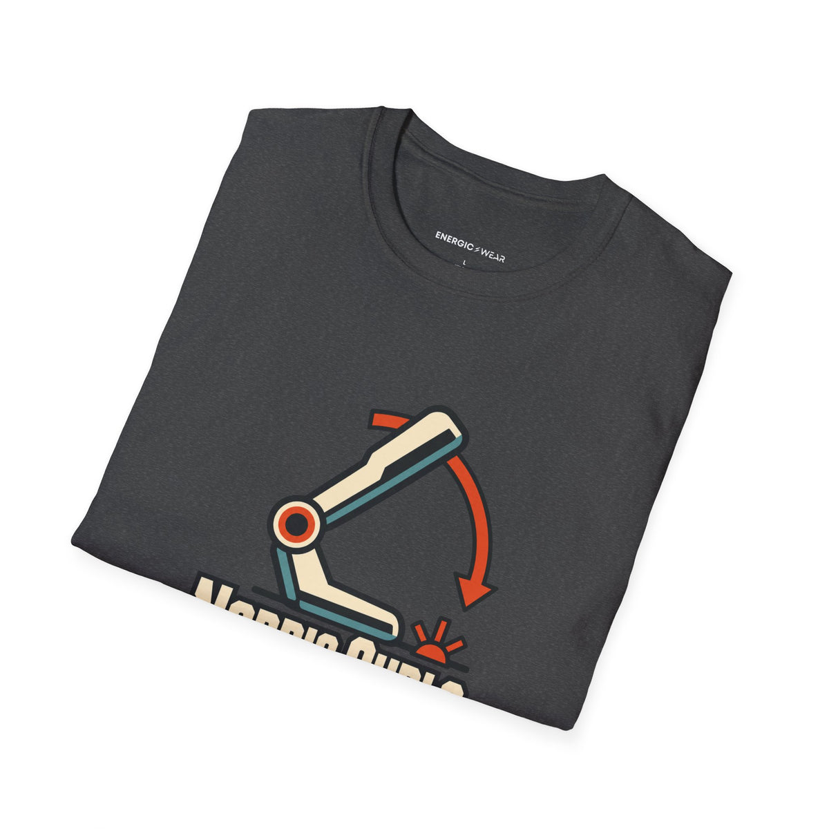 Graphic fitness T-shirt featuring the "Nordic Curls Keep Me Humble" design.