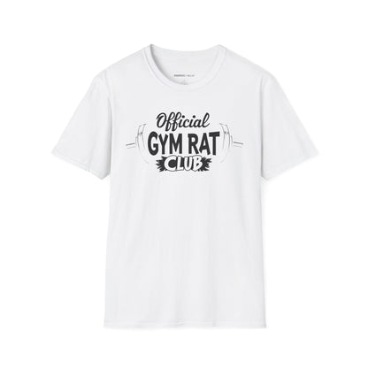 Official Gym Rat Club TShirt – Motivational Lifestyle Tee