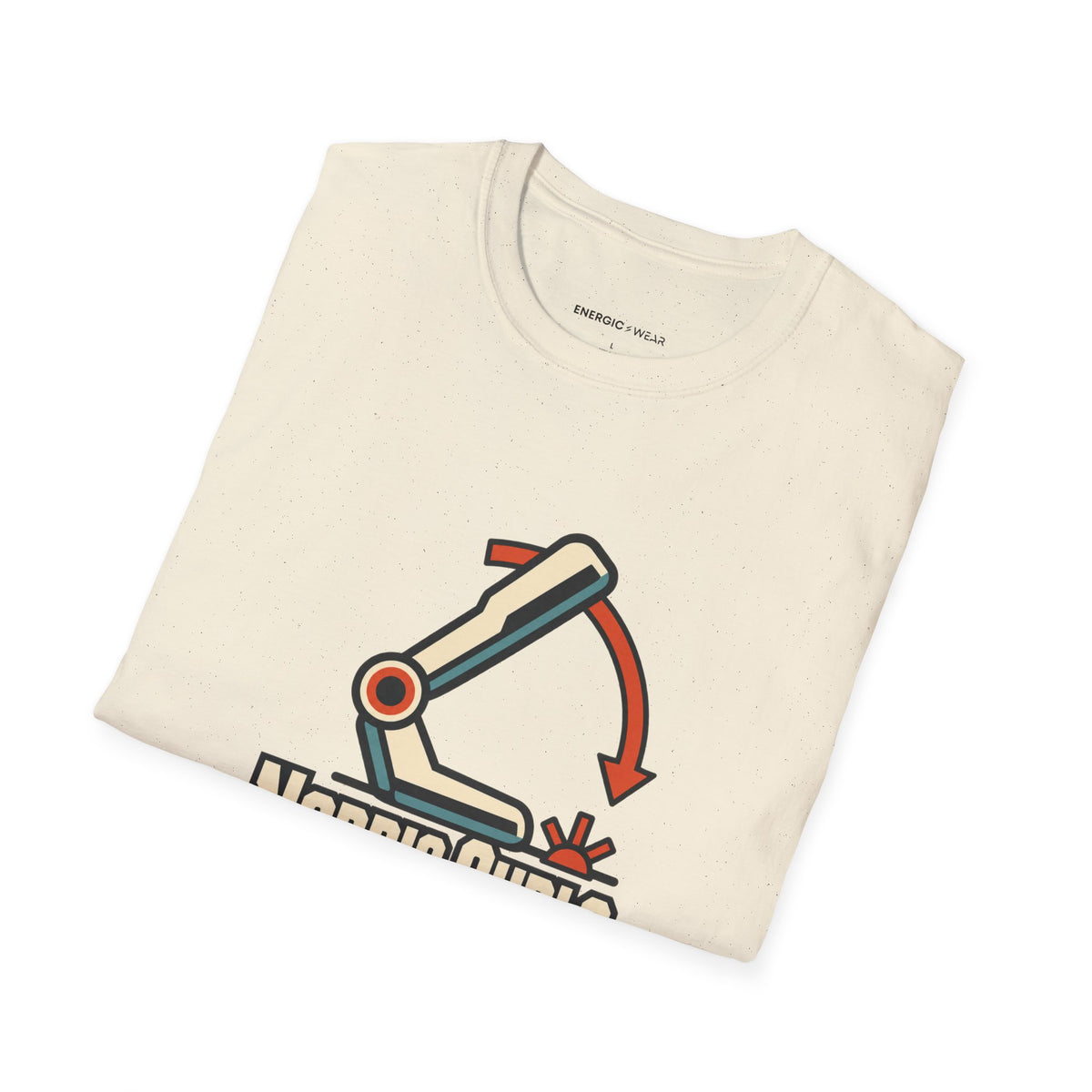 Graphic fitness T-shirt featuring the "Nordic Curls Keep Me Humble" design.