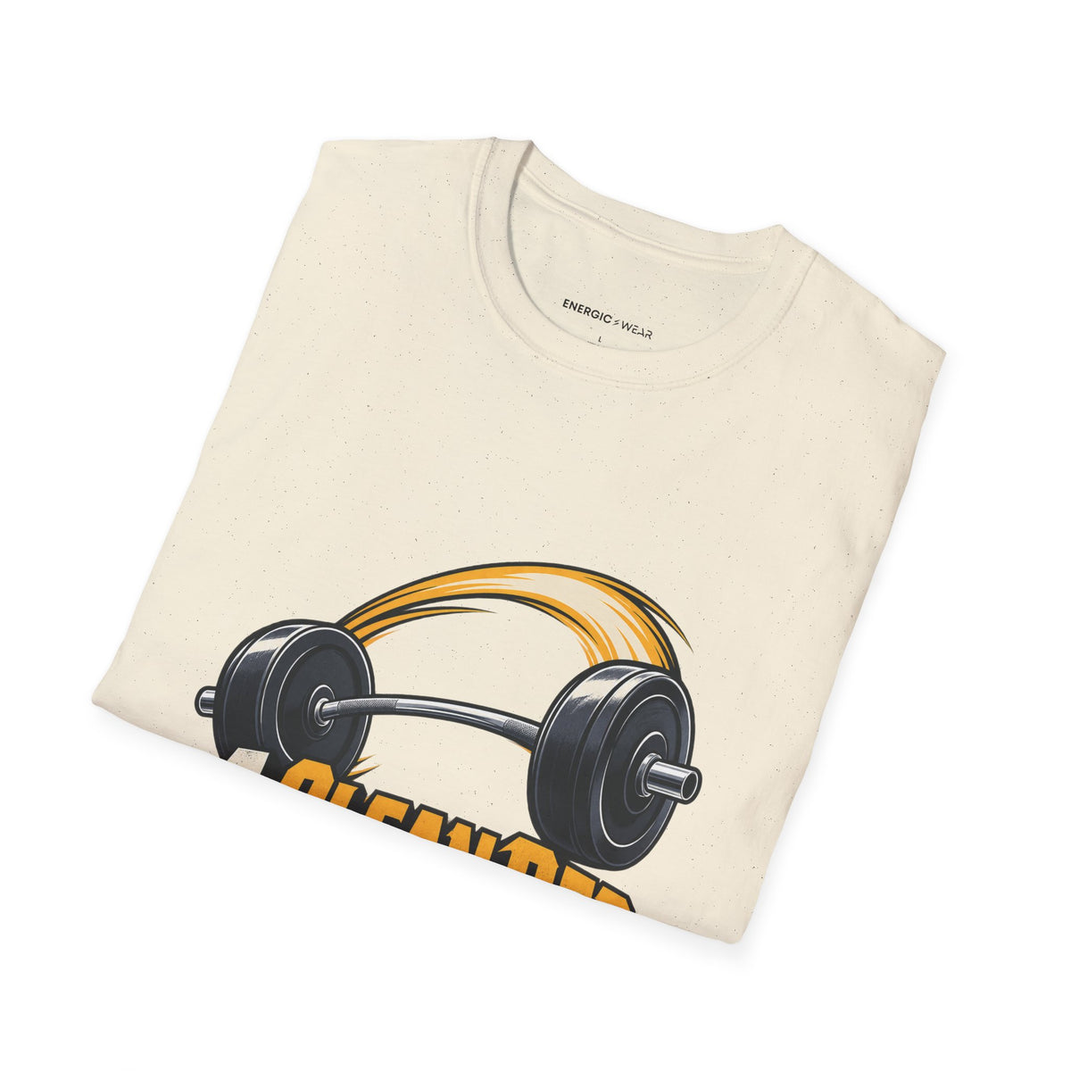 Graphic fitness T-shirt featuring the "A Clean Rep Carries Its Own Weight" design.