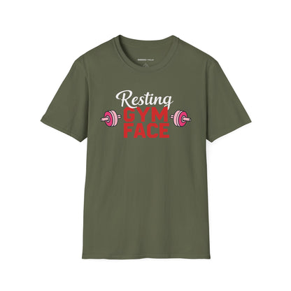 Resting Gym Face! TShirt – Funny Motivational Tee