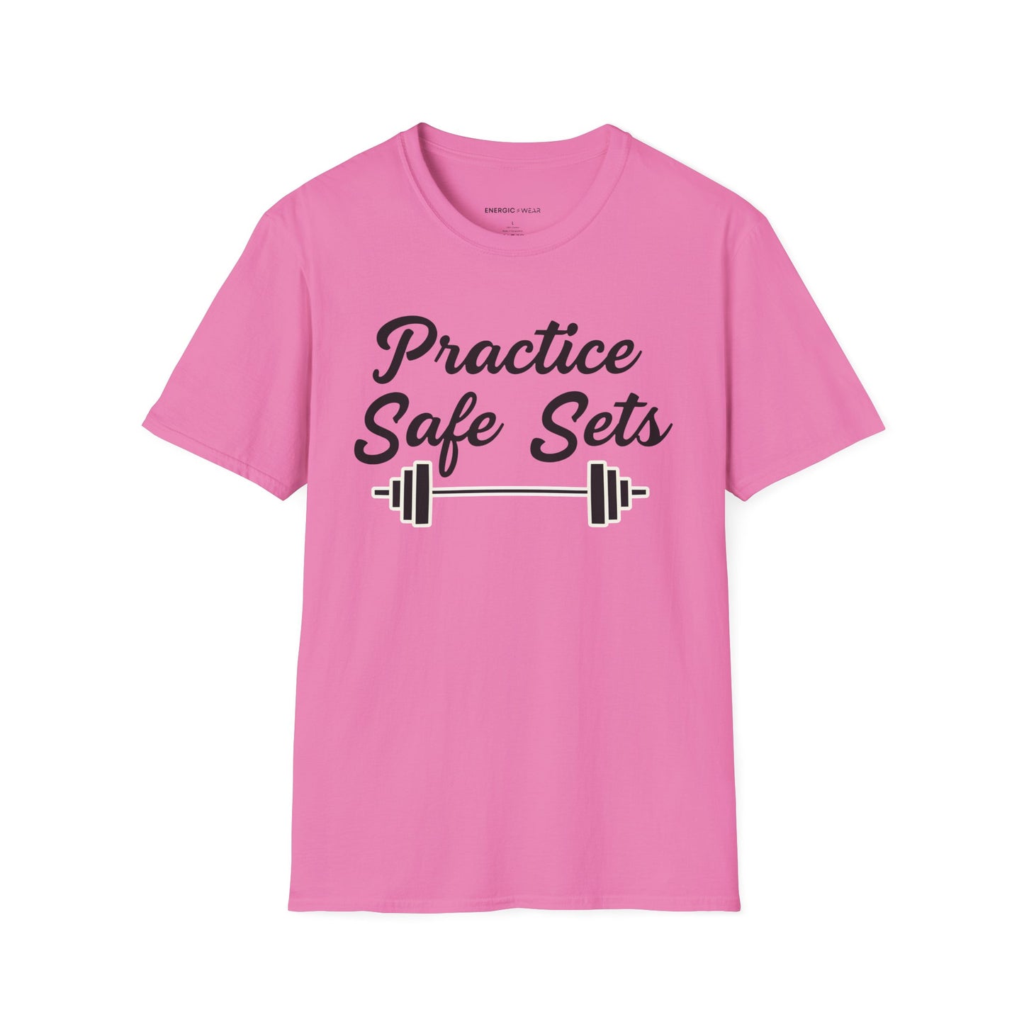Practice Safe Sets Tshirt – Motivational Gym Tee