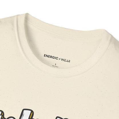 Graphic fitness T-shirt featuring the "The Incline Button Was a Bold Choice" design.