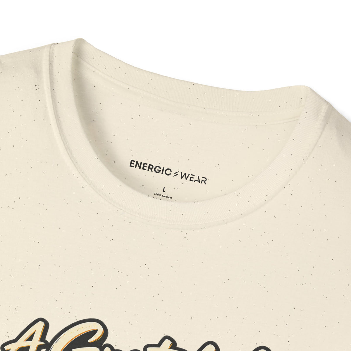 Graphic fitness T-shirt featuring the "A Grateful Heart Can Train Fiercely" design.
