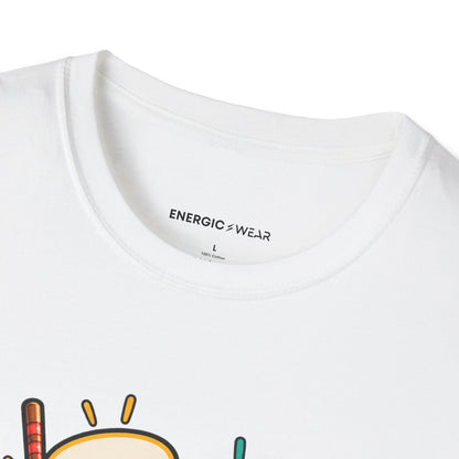 Graphic fitness T-shirt featuring the "My Post-Workout Debrief Comes With Chopsticks" design.