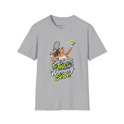 She Turns the Toss into a Winning Serve T-Shirt