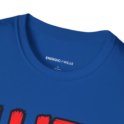 Graphic fitness T-shirt featuring the "I Lift Because Punching People Is Frowned Upon" design.