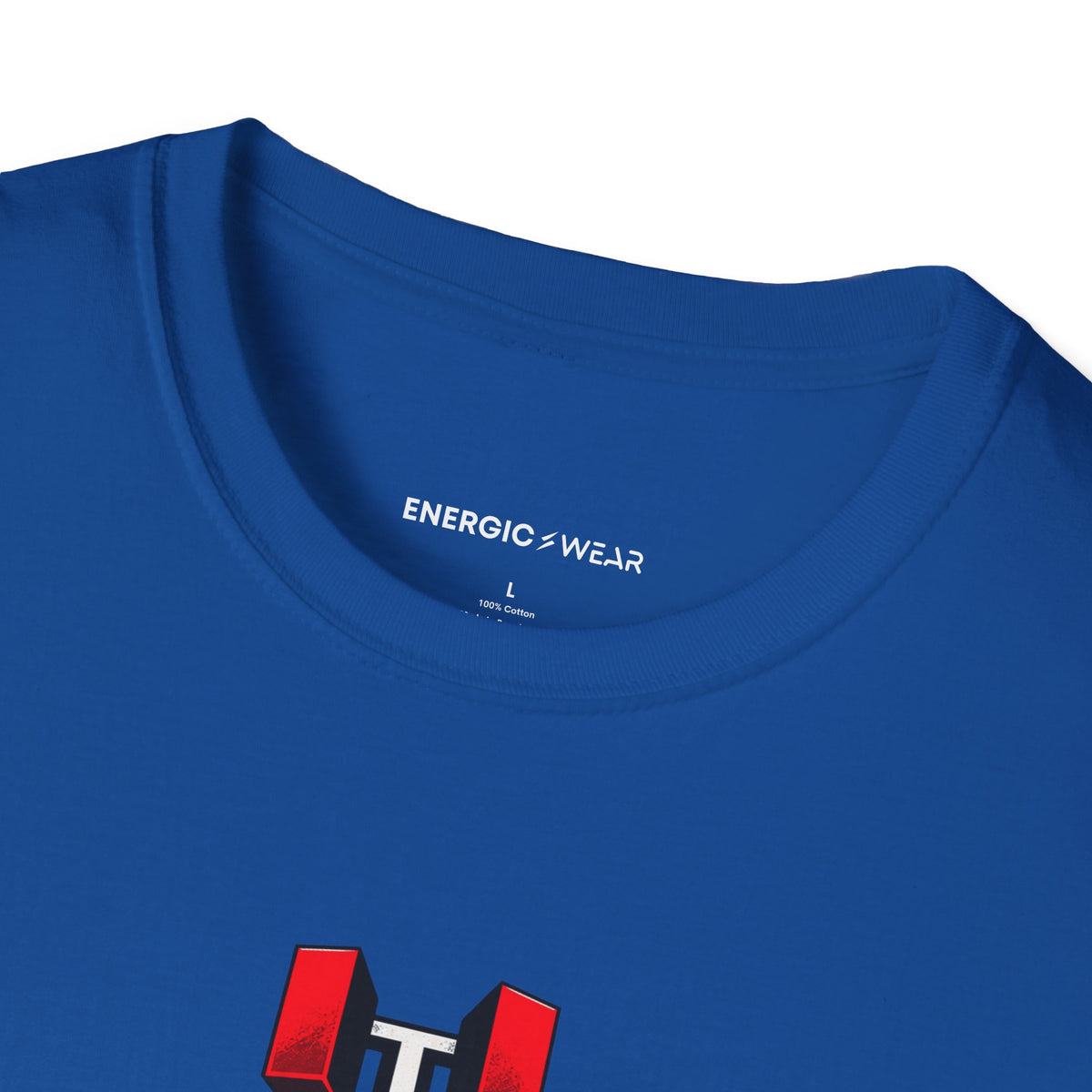 Graphic fitness T-shirt featuring the "Stand Behind Your Lockout" design.