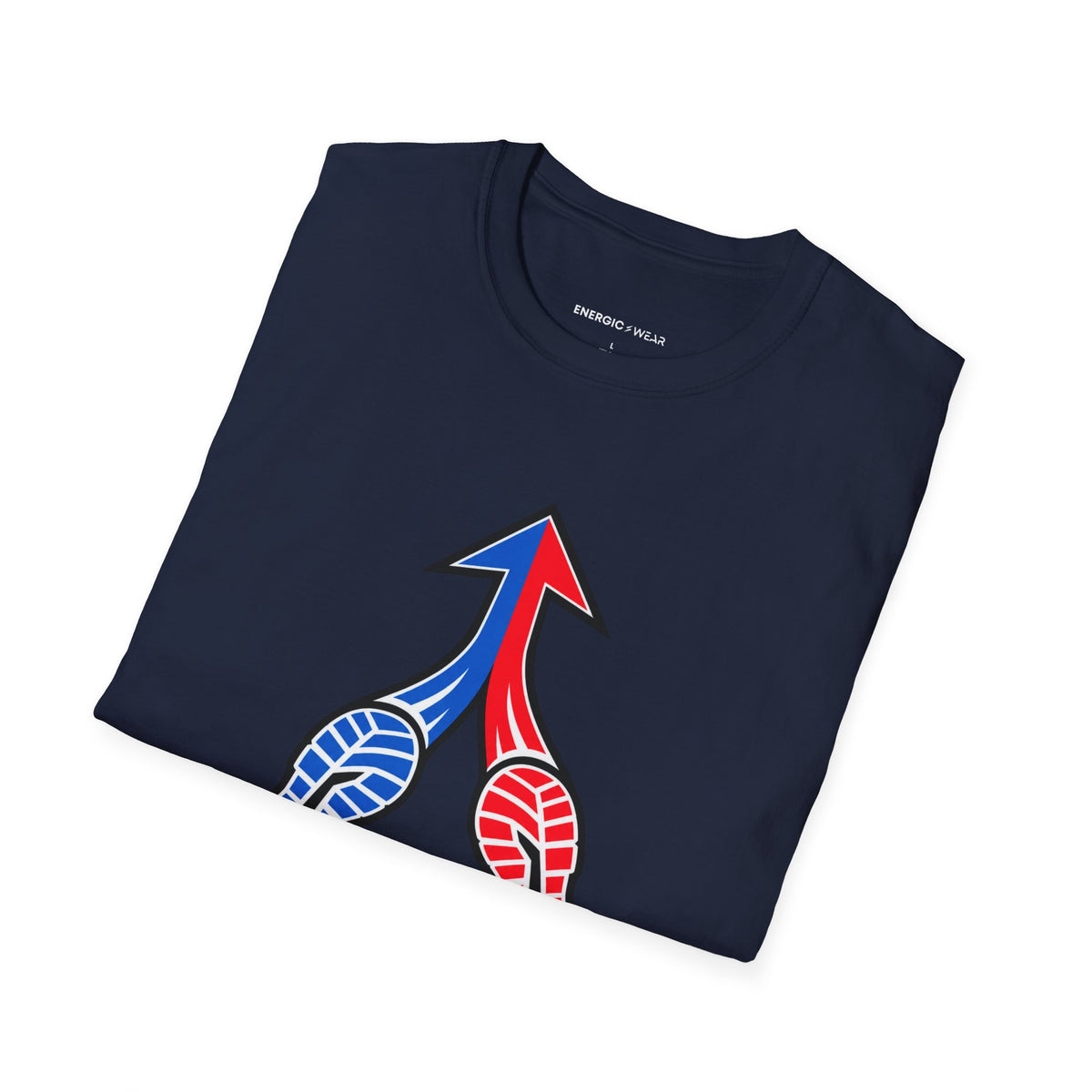 Graphic fitness T-shirt featuring the "Split Stance Unified Effort" design.
