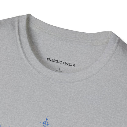 Graphic fitness T-shirt featuring the "Make the Unloaded Bar Look Intentional" design.