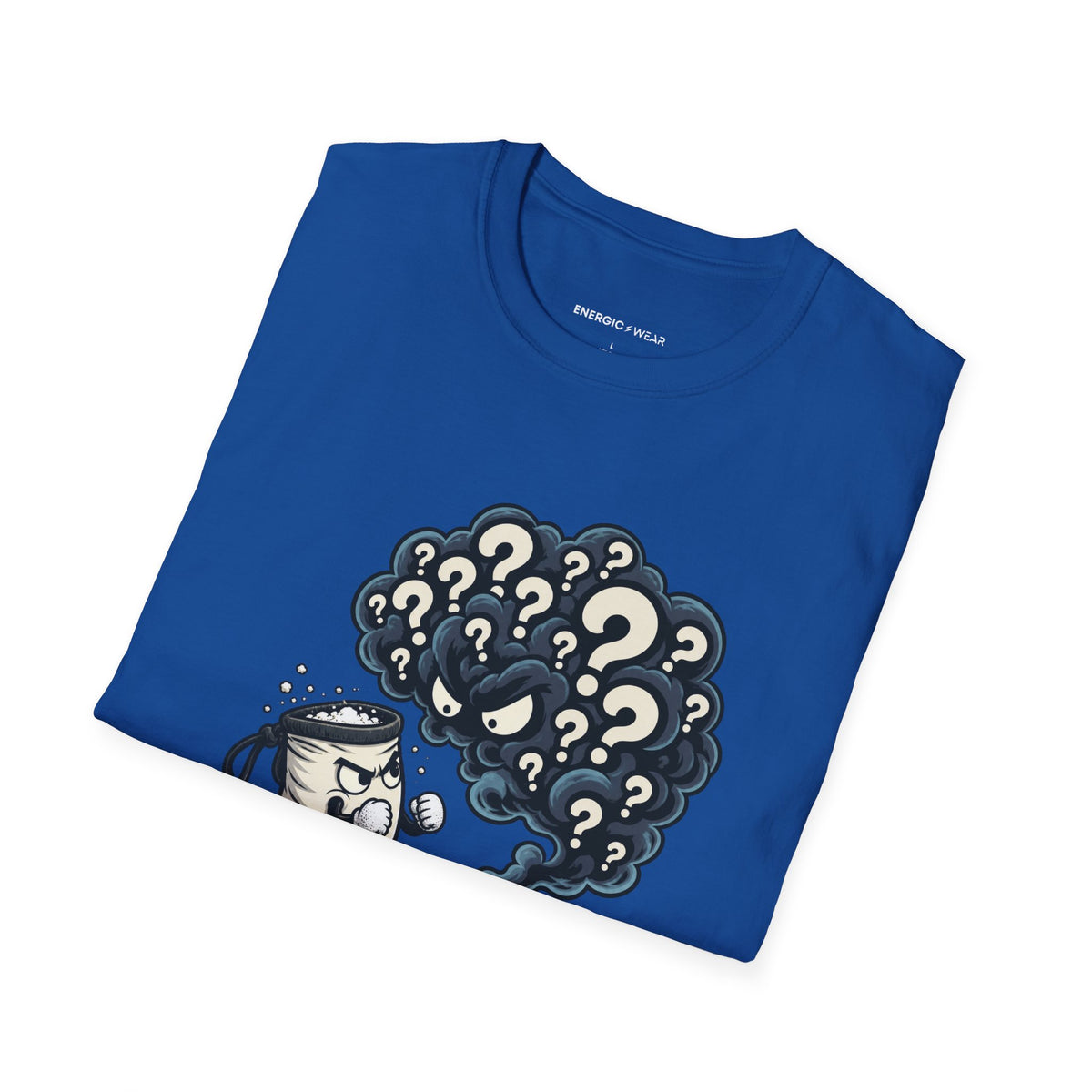Graphic fitness T-shirt featuring the "I Brought Chalk to a Confidence Problem" design.