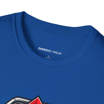 Graphic fitness T-shirt featuring the "The Trap Bar Frames My Intent" design.