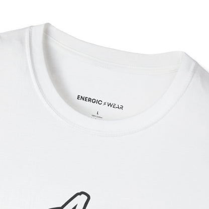 Graphic fitness T-shirt featuring the "A Missed Day Doesn t Cancel the Journey" design.