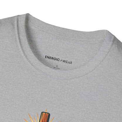 Graphic fitness T-shirt featuring the "Strong Enough to Serve, Humble Enough to Learn" design.