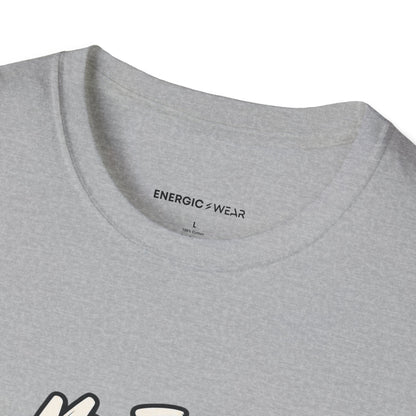 Graphic fitness T-shirt featuring the "My First Push-Up Has a Date with Me" design.